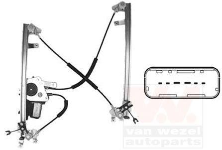 4327268 Подъемное устройство для окон VAN WEZEL подбор по vin на Brocar