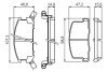 0986494412 Комплект тормозных колодок, дисковый тормоз BOSCH підбір по vin на Brocar