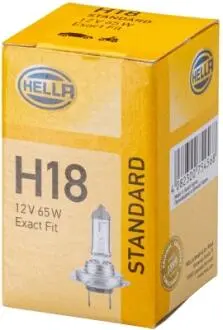 8GH217337101 Лампа розжарювання, H18 12V 65W, Standard HELLA підбір по vin на Brocar