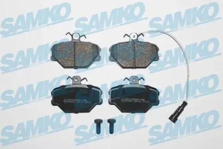 5SP102 Комплект тормозных колодок, дисковый тормоз SAMKO подбор по vin на Brocar