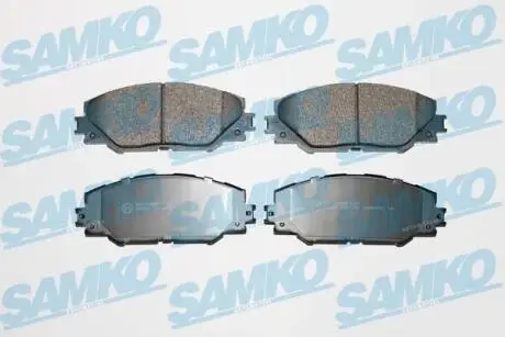 5SP1282 Комплект гальмівних колодок, дискове гальмо SAMKO підбір по vin на Brocar