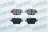 5SP1608 Тормозные колодки зад. Audi A3/Seat Leon/Skoda Octavia, Superb, Yeti / VW Golf VI, Scirocco SAMKO підбір по vin на Brocar