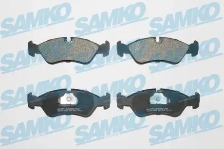 5SP304 Комплект гальмівних колодок, дискове гальмо SAMKO підбір по vin на Brocar