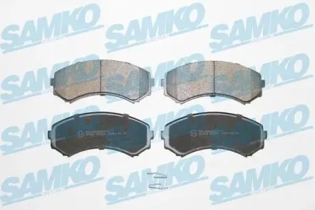 5SP569 Тормозные колодки дисковые перед. Mazda Mpv 2,5TD/2,6I 93- SAMKO подбор по vin на Brocar