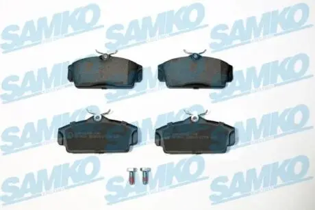 5SP706 Гальмівні колодки дискові перед. Nissan Almera 1.5-2.2dCi 02.98-11.06 SAMKO підбір по vin на Brocar