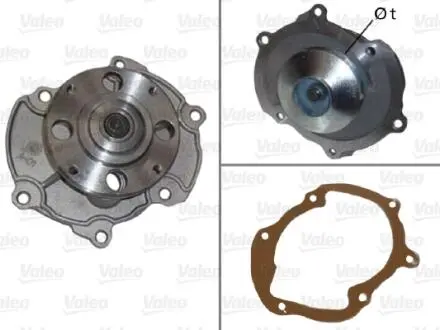 506866 Водяной насос VALEO подбор по vin на Brocar