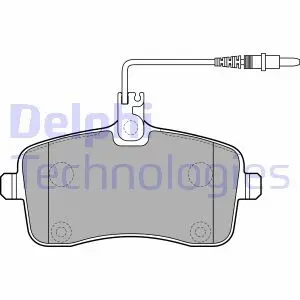 LP2282 Комплект тормозных колодок, дисковый тормоз DELPHI подбор по vin на Brocar