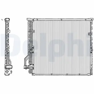 TSP0225014 Радіатор кондиціонера DELPHI підбір по vin на Brocar