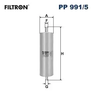 PP9915 Фильтр топлива FILTRON подбор по vin на Brocar