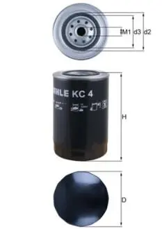 KC4 Фильтр топлива MAHLE / KNECHT підбір по vin на Brocar