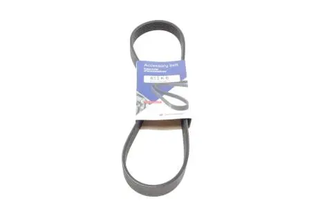 813K6 Ремінь генератора Fiat Punto/Stilo 1.9 JTD 99-06 (6PK813) HUTCHINSON підбір по vin на Brocar