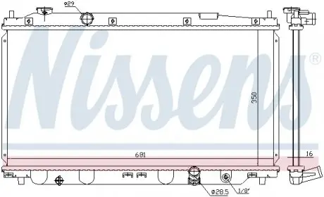 68150 Радіатор NISSENS підбір по vin на Brocar