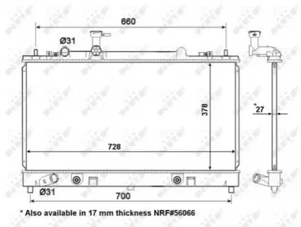 53198 Теплообменник NRF подбор по vin на Brocar