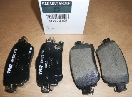 440605889R Колодки тормозные дисковые зад. мост (Пр-во RENAULT) RENAULT подбор по vin на Brocar