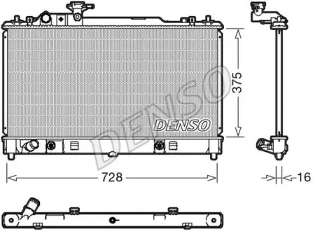 DRM44029 Теплообменник DENSO подбор по vin на Brocar