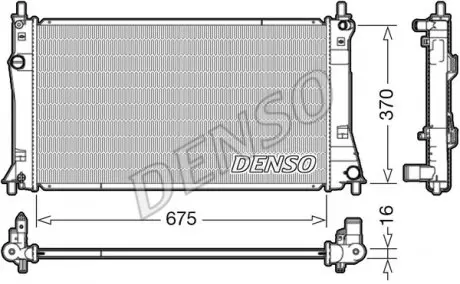 DRM44035 Теплообменник DENSO підбір по vin на Brocar