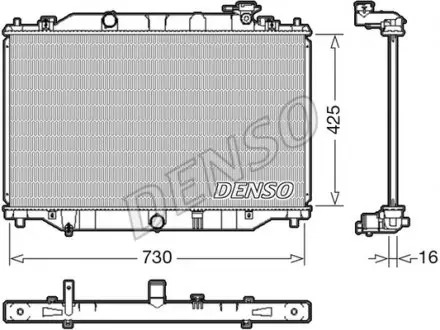 DRM44039 Теплообменник DENSO підбір по vin на Brocar