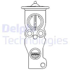 CB1018V Клапан кондиціонера DELPHI підбір по vin на Brocar