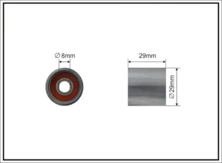 33795 Паразитный ролик Skoda/VW Golf V/Caddy II CAFFARO подбор по vin на Brocar