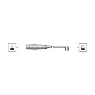 MSQ0025 Комплект високовольтних проводів AUDI A3, VW GOLF IV [941319170025] MAGNETI MARELLI підбір по vin на Brocar