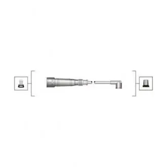 MSQ0055 Комплект высоковольтных проводов EQ AUDI 2.0, 44229 [941319170055] MAGNETI MARELLI подбор по vin на Brocar