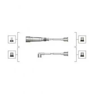 MSQ0103 Комплект высоковольтных проводов EQ AUDI A4, A6 VW PASSAT 1.6I [941319170103] MAGNETI MARELLI подбор по vin на Brocar