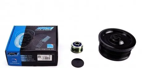 171035KIT Шків колінвалу + шків генератора BMW 3 (E46)/5 (E39)/X5 (E53) 3.0D 98-05 IJS GROUP підбір по vin на Brocar