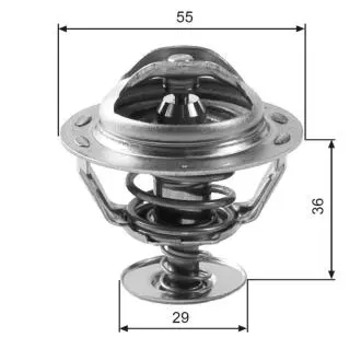 TH12283G1 TERMOSTAT, PLYN CHLODZACY GATES подбор по vin на Brocar