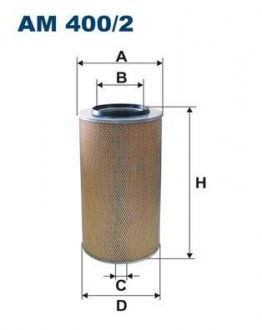 AM4002 Фильтр воздуха FILTRON подбор по vin на Brocar