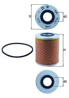 OX15D Фільтр MAHLE / KNECHT підбір по vin на Brocar