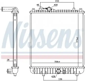 630787 Теплообменник NISSENS подбор по vin на Brocar