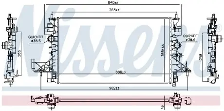 630798 Прокладка впускного колектора NISSENS подбор по vin на Brocar