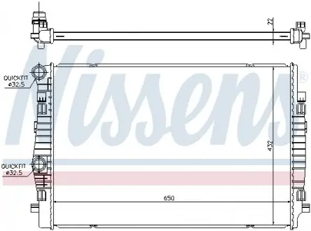 65304 Радиатора NISSENS подбор по vin на Brocar