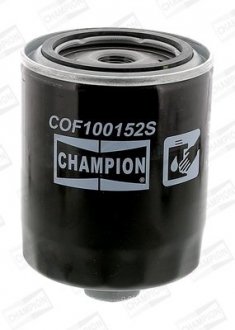 COF100152S Фільтр масляний H=128mm Audi 100 2,0TD/2,4D 8/89-2,5TDI -11/90A6,T41,9D/TD -82 CHAMPION підбір по vin на Brocar