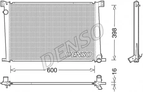 DRM05007 Теплообмінник DENSO підбір по vin на Brocar