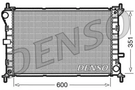 DRM10051 Радиатор, охлаждения дивгателя DENSO підбір по vin на Brocar