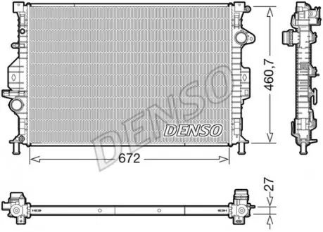 DRM10115 Радиатор основной DENSO подбор по vin на Brocar