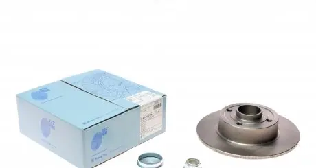 ADN143139 Диск тормозной (задний) Renault Megane II 03- (240х8) (+ABS) (с подшипником) BLUE PRINT подбор по vin на Brocar