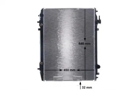 CR1692000S Радіатор, система охолодження двигуна MAHLE / KNECHT підбір по vin на Brocar