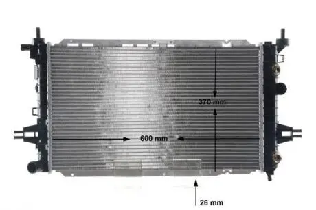 CR2105000S Радіатор, система охолодження двигуна MAHLE / KNECHT підбір по vin на Brocar