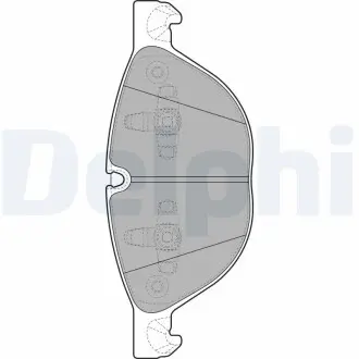 LP2091 Гальмівні(тормозні) колодки DELPHI підбір по vin на Brocar