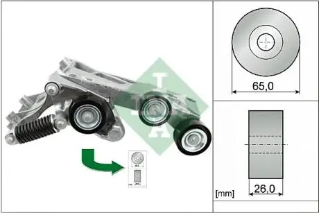 534044610 Натяжник ременя micro-V INA підбір по vin на Brocar