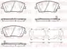 1811.02_колодки дисковые передние! Kia Stinger 2.0 17> 1811 02