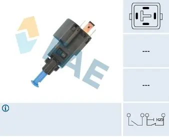 24518 Выключатель фонаря сигнала торможения FAE подбор по vin на Brocar
