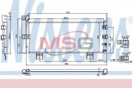 940450 Конденсатор NISSENS підбір по vin на Brocar