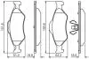 0986495247 Колодки гальмівні дискові Premium 2, FORD Fiesta 96 Courier, Ka 97 BOSCH підбір по vin на Brocar