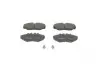 0986424531 Колодки тормозные (передние) Renault Espace (с датчиками) 96- BOSCH підбір по vin на Brocar