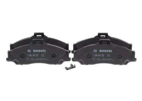 0986424720 Гальмівні колодки, дискове гальмо (набір) BOSCH підбір по vin на Brocar