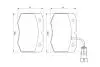 0986424768 Тормозные колодки передн.Iveco Daily II 92- BOSCH підбір по vin на Brocar