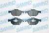 5SP1211 Тормозные колодки дисковые перед. Honda Accord 2.0, 2.4 2.2I-CTDI 02/03 SAMKO підбір по vin на Brocar